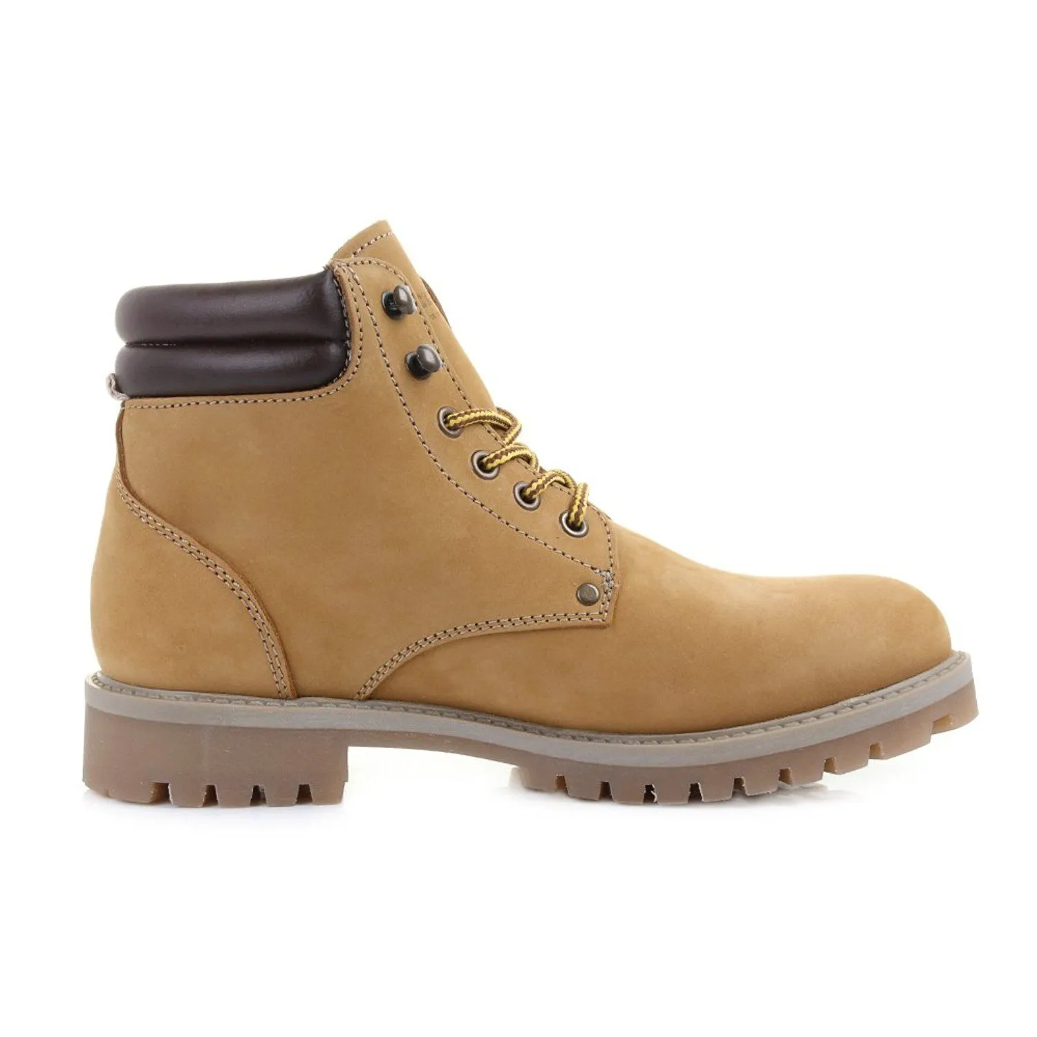 Jack and Jones Nubuck Stoke Honey Leather Boots