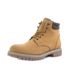 Jack and Jones Nubuck Stoke Honey Leather Boots