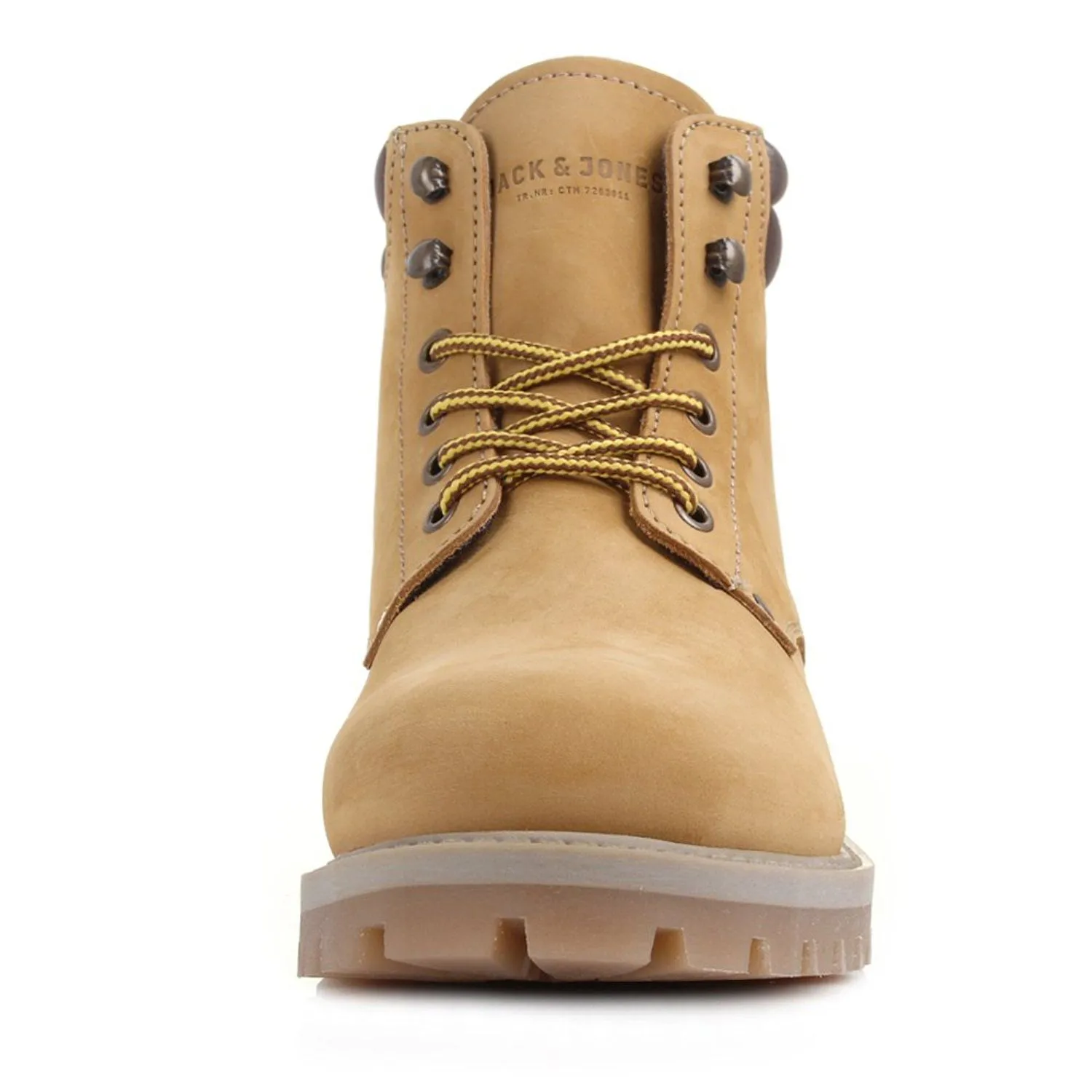 Jack and Jones Nubuck Stoke Honey Leather Boots