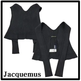 JACQUEMUS Cardigans | Casual Street Style Logo Fashion