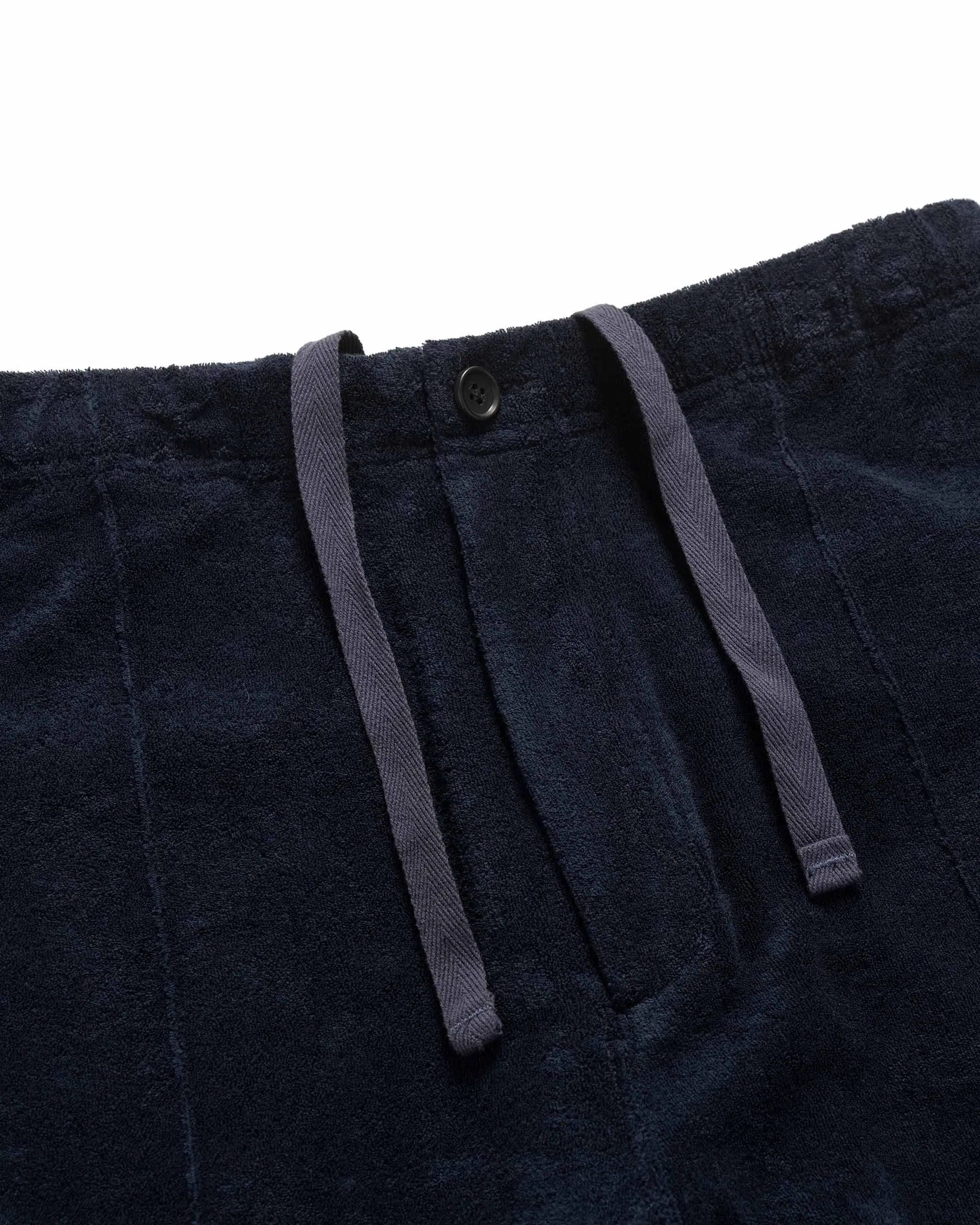 Jog Pant Velour Navy