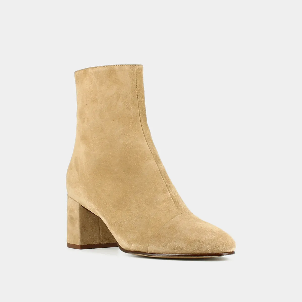 Jonak Beige Velour Boots - Doniama