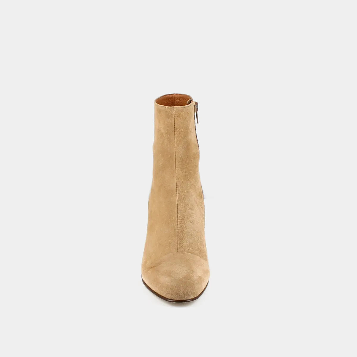 Jonak Beige Velour Boots - Doniama