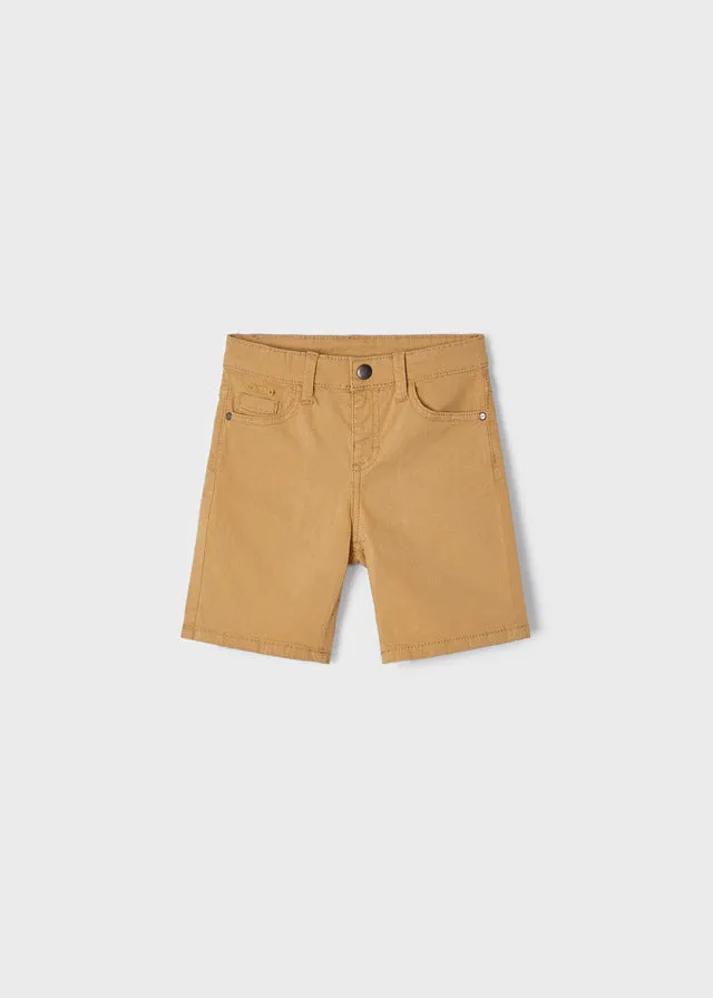 Kids Camel Twill Shorts