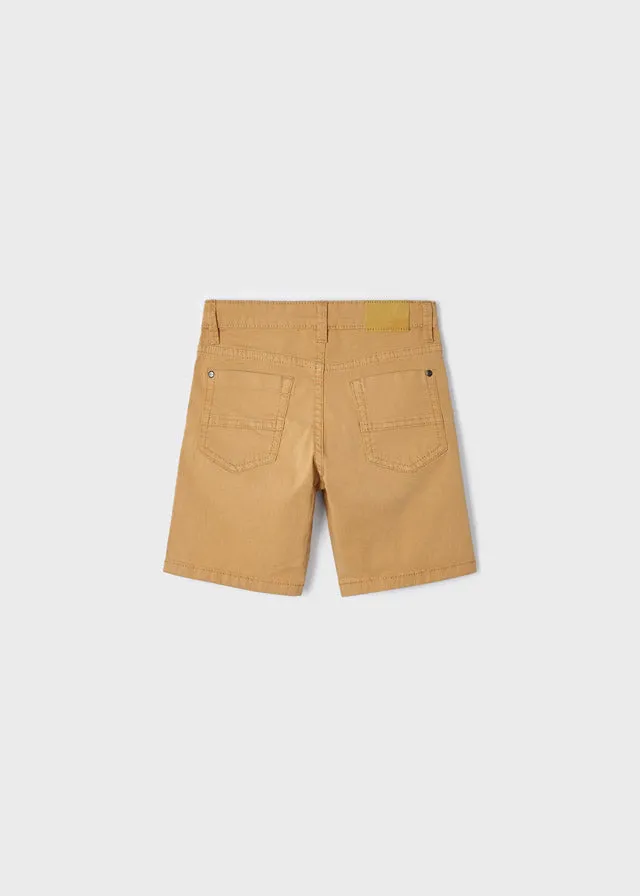 Kids Camel Twill Shorts