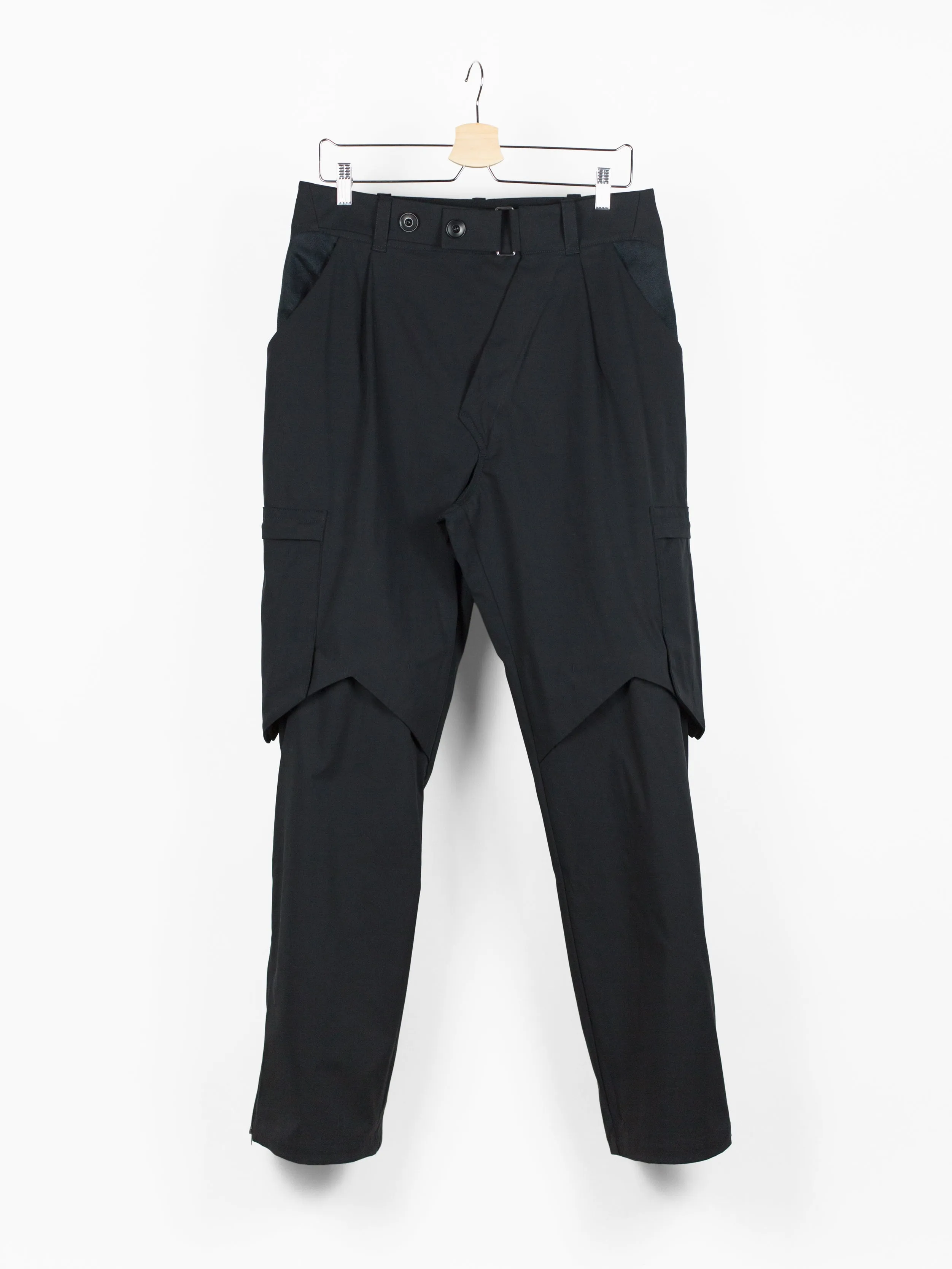 Kiko Kostadinov AW20 00092020 Bindra Cargo Pants Black