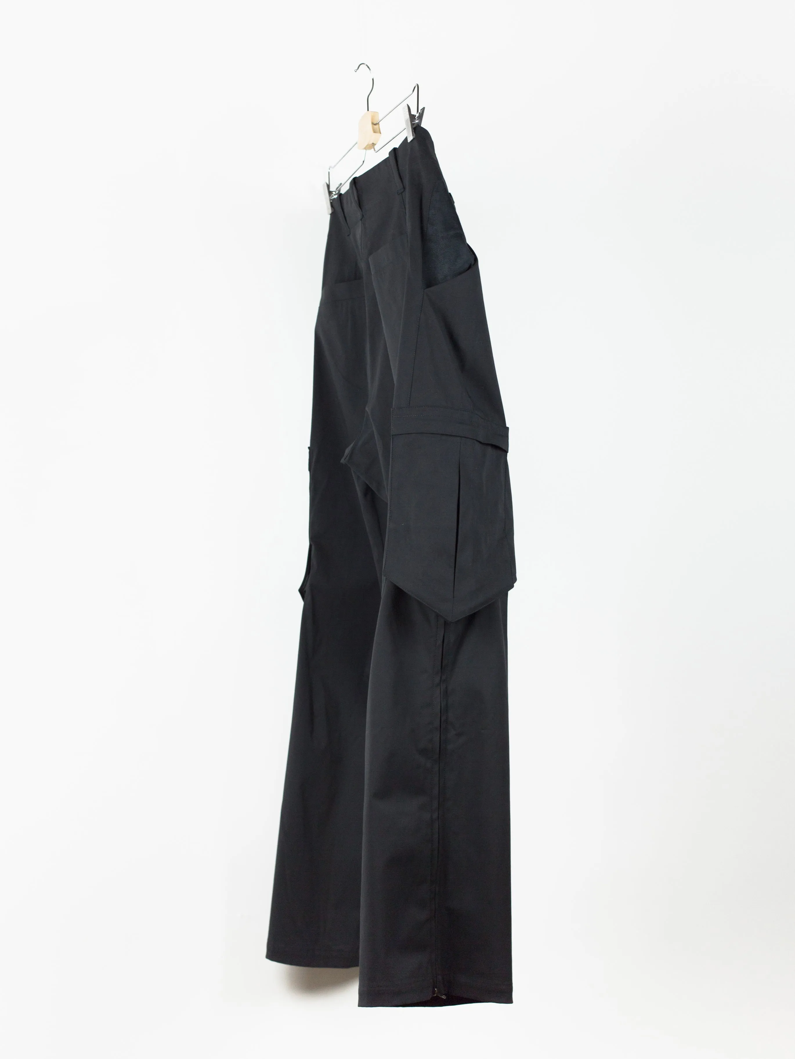 Kiko Kostadinov AW20 00092020 Bindra Cargo Pants Black