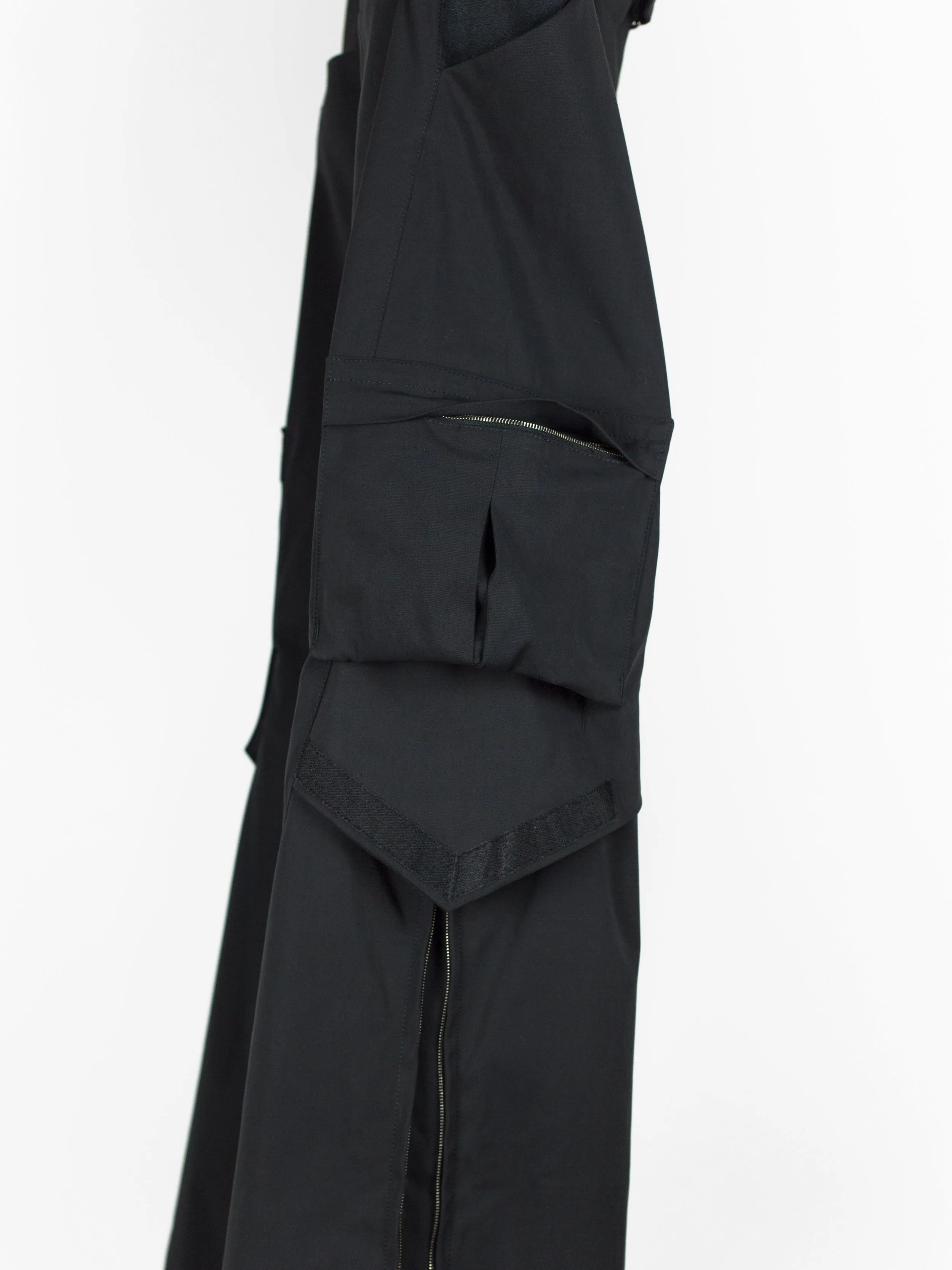 Kiko Kostadinov AW20 00092020 Bindra Cargo Pants Black