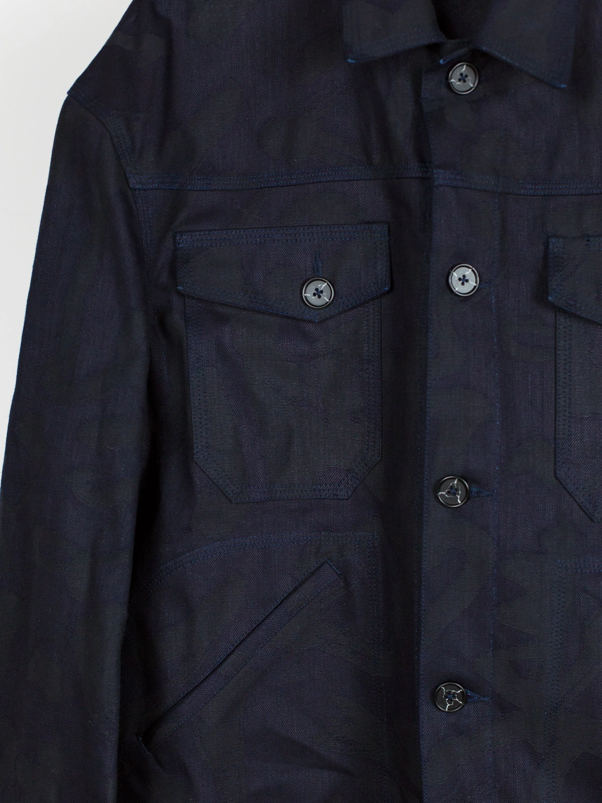 Kozaburo SS19 Calligracamo Trucker Jacket