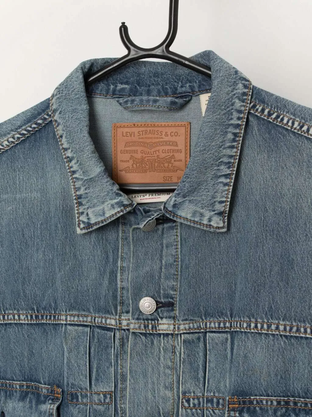 Levi's Type II Denim Jacket with Cool Technology, Medium Wash