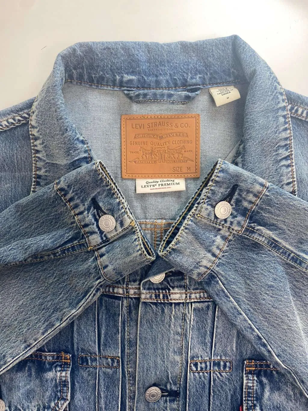 Levi's Type II Denim Jacket with Cool Technology, Medium Wash