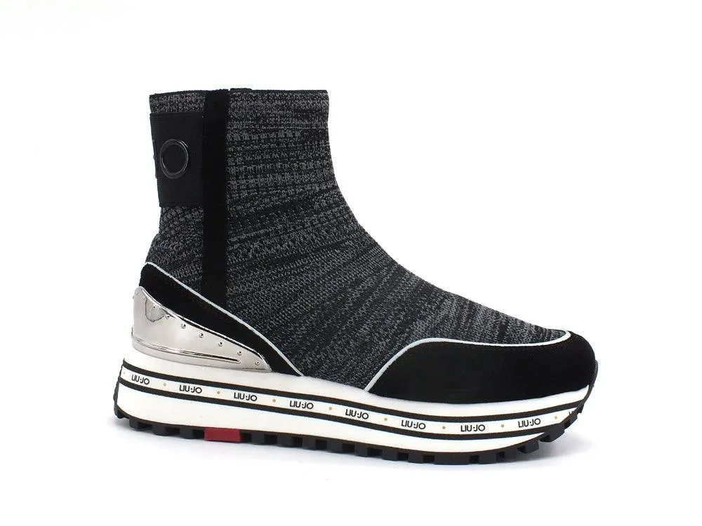 LIU JO Maxi Wonder 34 Sneaker with Calzino Elastic Socks