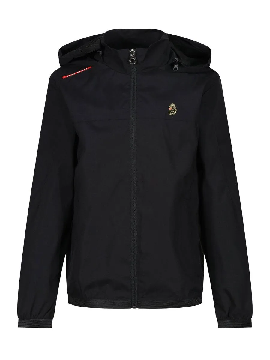 Luke 1977 Black Benyon Hooded Jacket, Brownhills