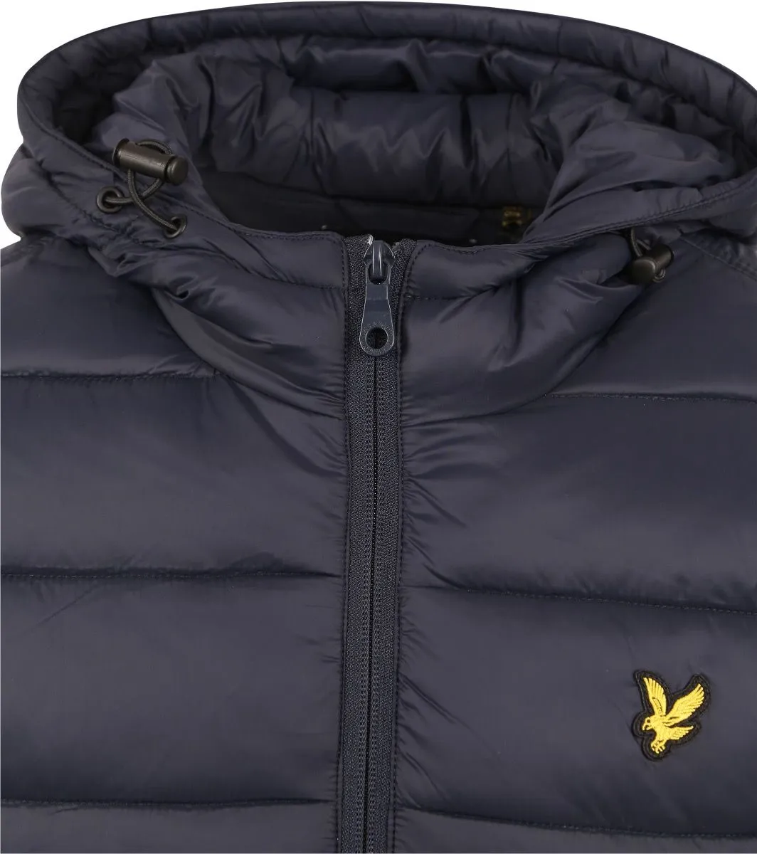 Dark Navy Lyle & Scott Quilted Wadded Jacket