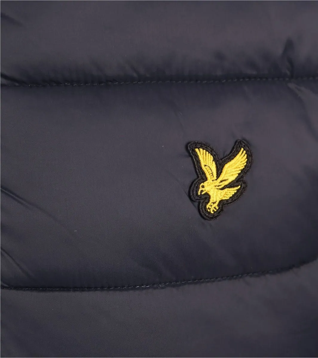 Dark Navy Lyle & Scott Quilted Wadded Jacket