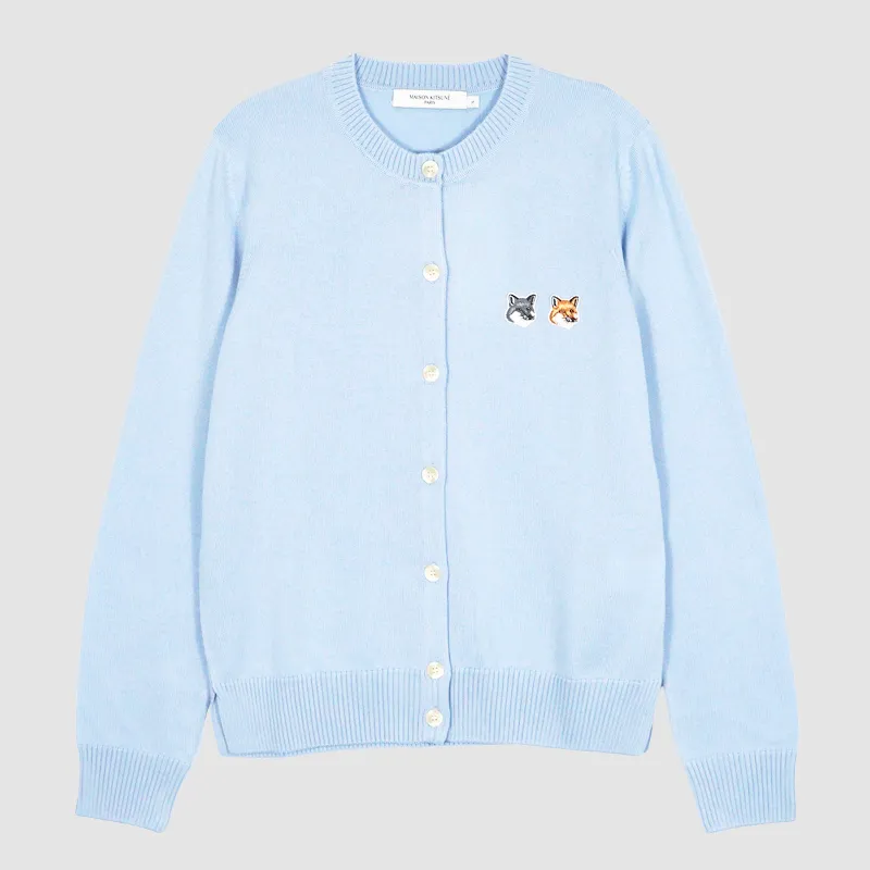 MAISON KITSUNE Street Style Logo Cardigans