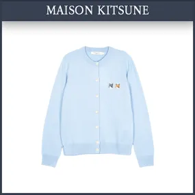 MAISON KITSUNE Street Style Logo Cardigans