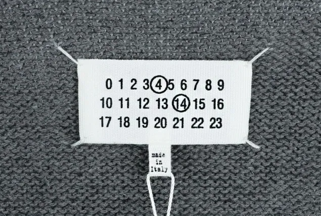 Maison Margiela Cardigan with Plain Logo Design