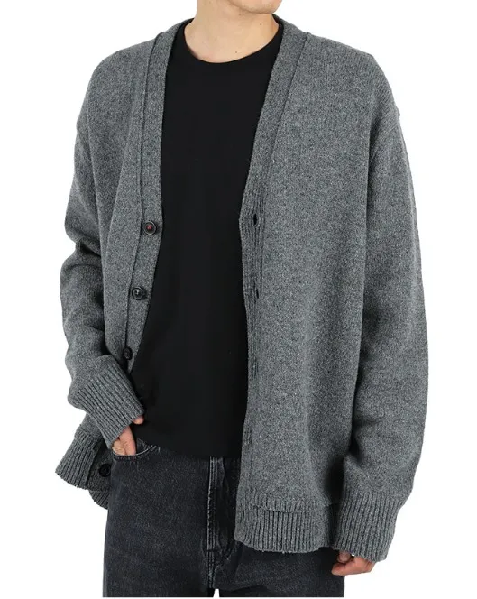 Maison Margiela Cardigan with Plain Logo Design