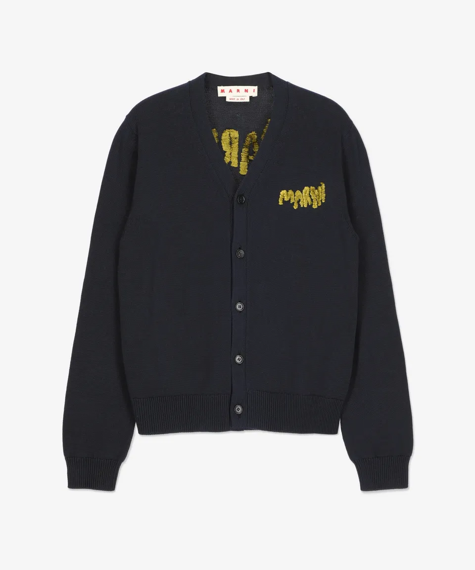 MARNI Street Style Plain Logo Designers Cardigans