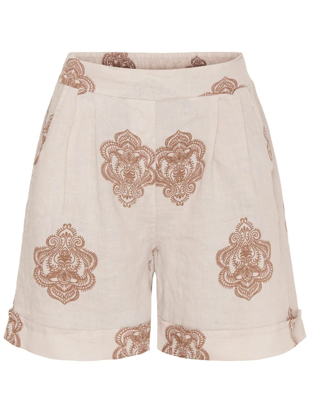 Marta Sophia sand print shorts du Chateau.