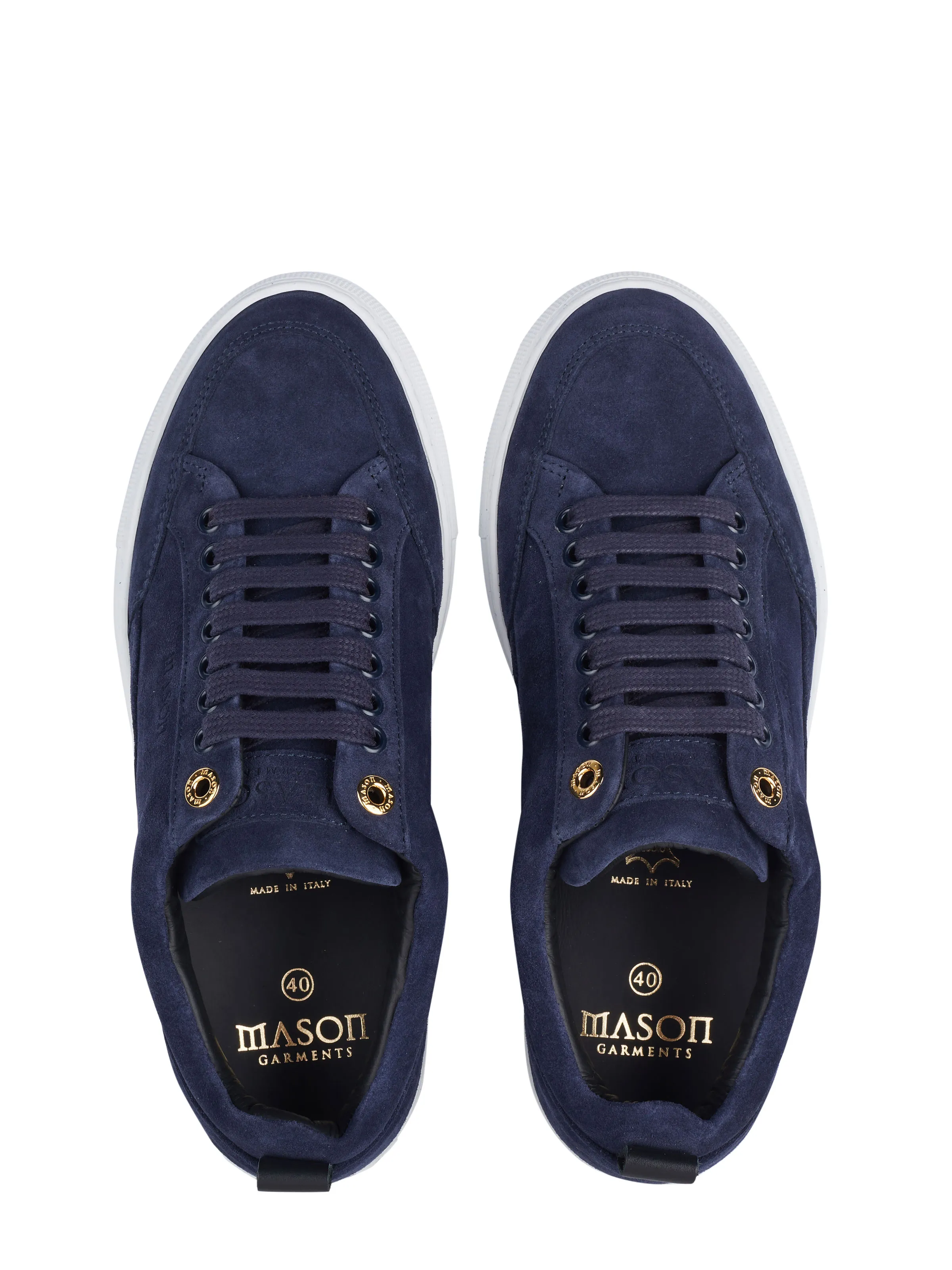 Mason Garments Navy Shoes