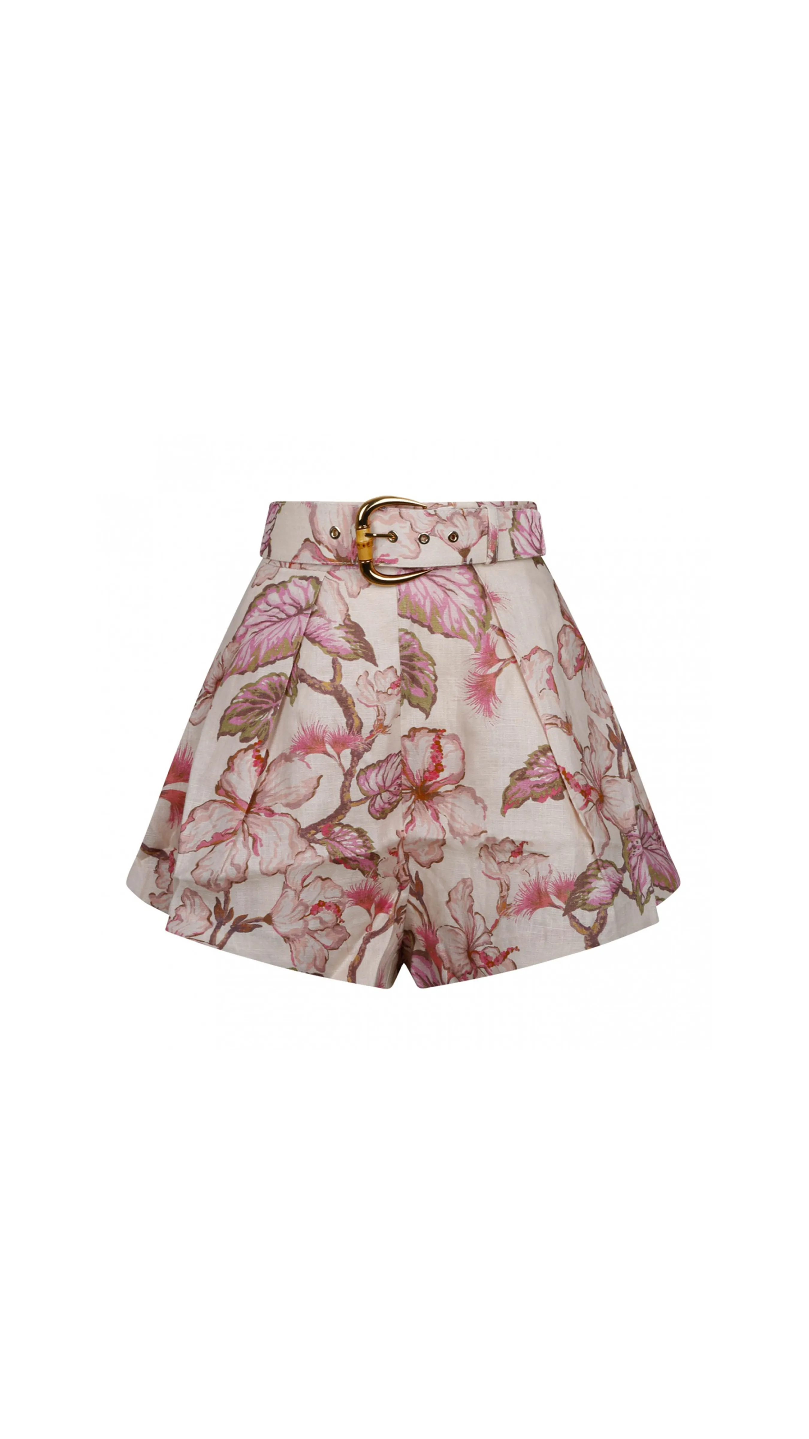 Matchmaker Tuck Shorts Pink White