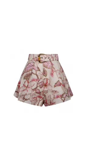 Matchmaker Tuck Shorts Pink White