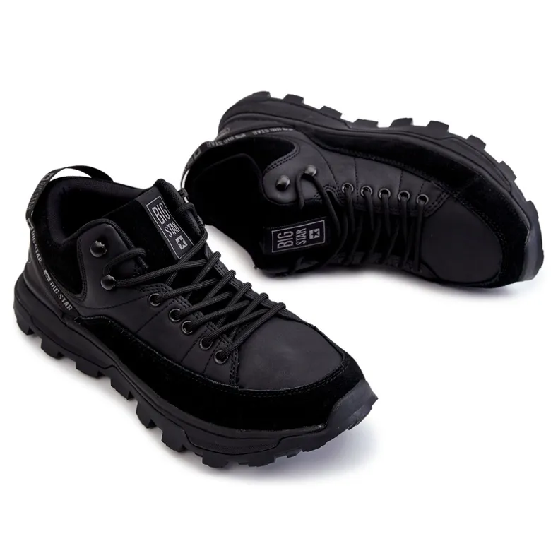 Men's Big Star KK174244 Black Trappers Sport Shoes