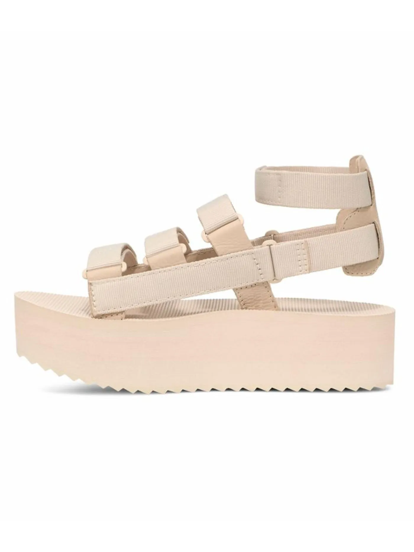 Mevia Birch Sandals with Platform Soles