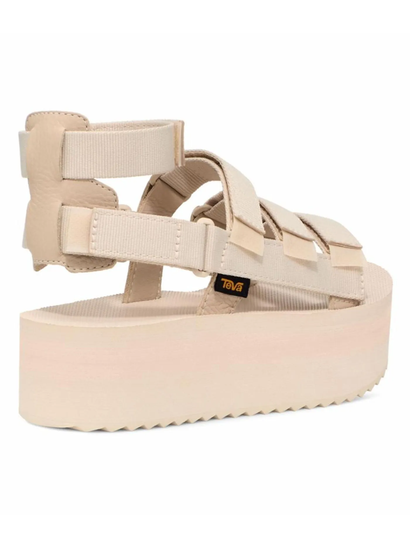 Mevia Birch Sandals with Platform Soles