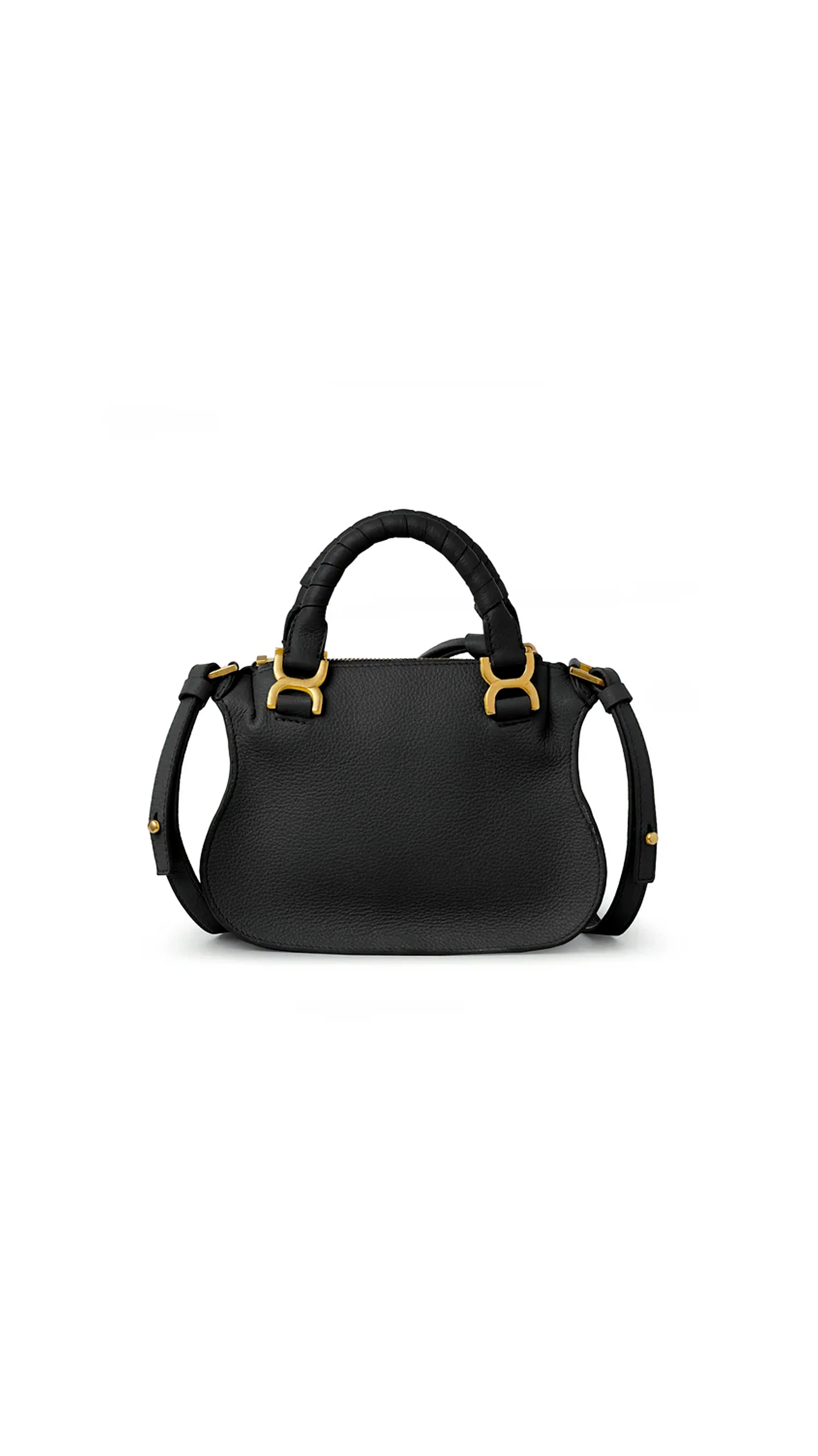 Black Mini Marcie Leather Bag