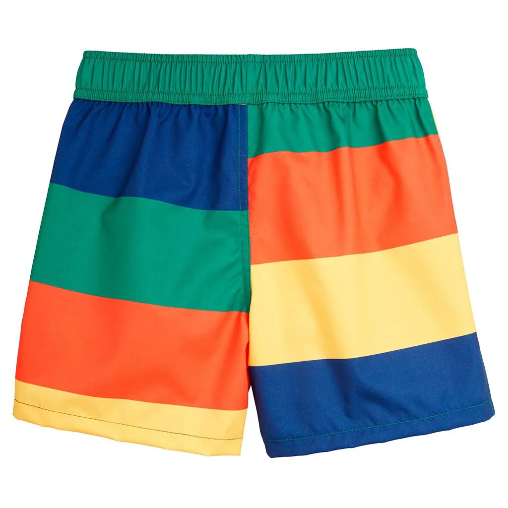 Mini Rodini Striped Child Swim Shorts