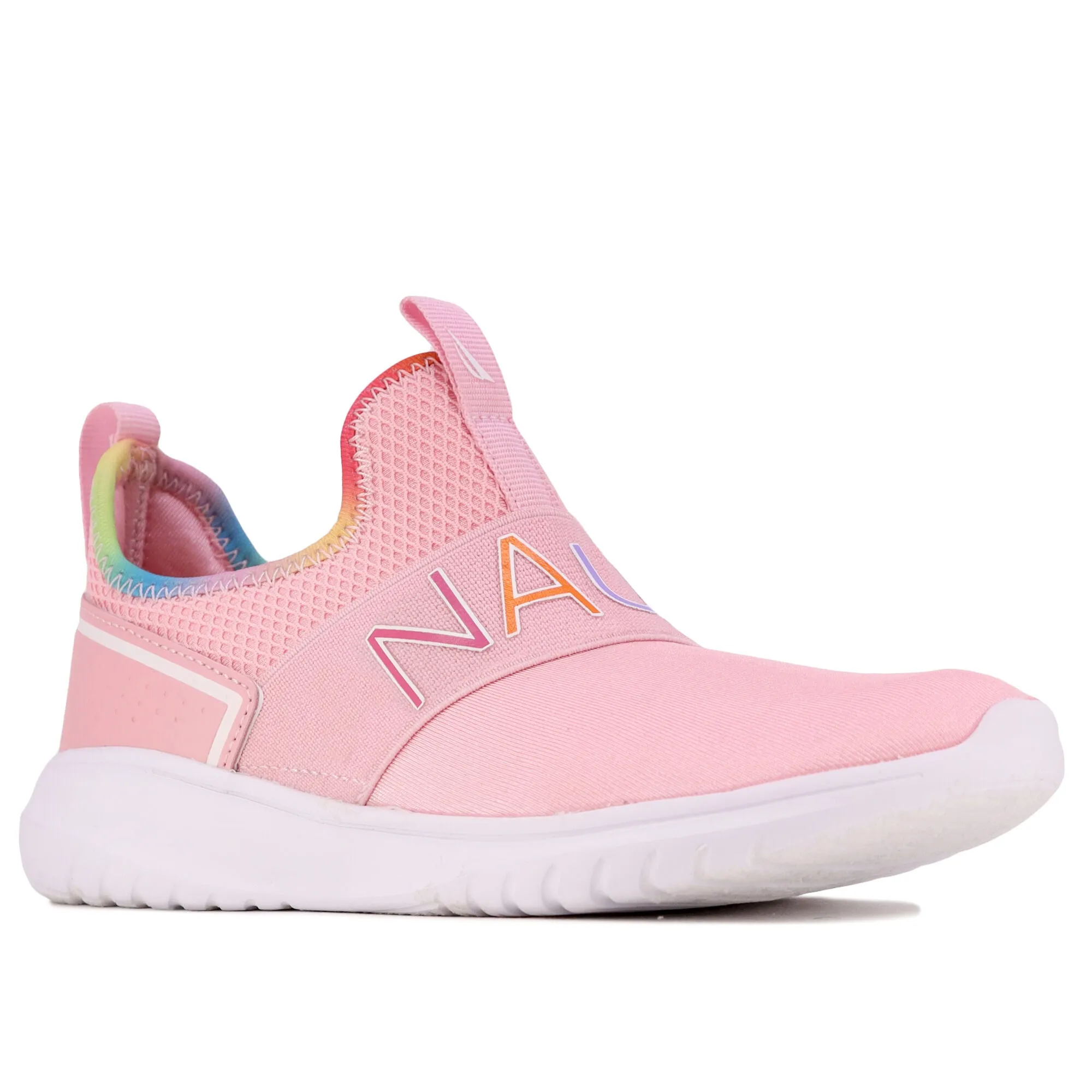 Nautica Girls' Logo-Strap Sneaker Reckoning Red