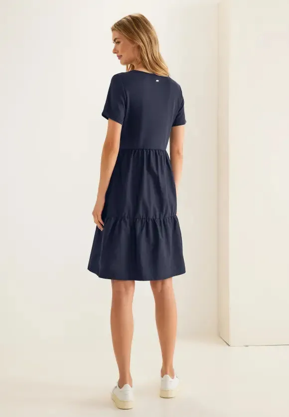 NAVY COTTON JERSEY DRESS | STREET ONE