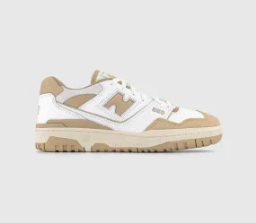 New Balance BB550 White Sand Offwhite Sneakers