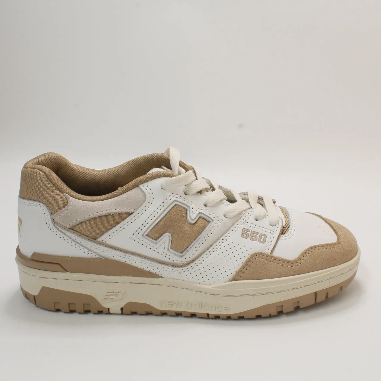 New Balance BB550 White Sand Offwhite Sneakers