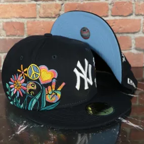 New York Yankees Groovy World Series Champions Patch 59Fifty Fitted Cap | New Era Groovy Side Patch