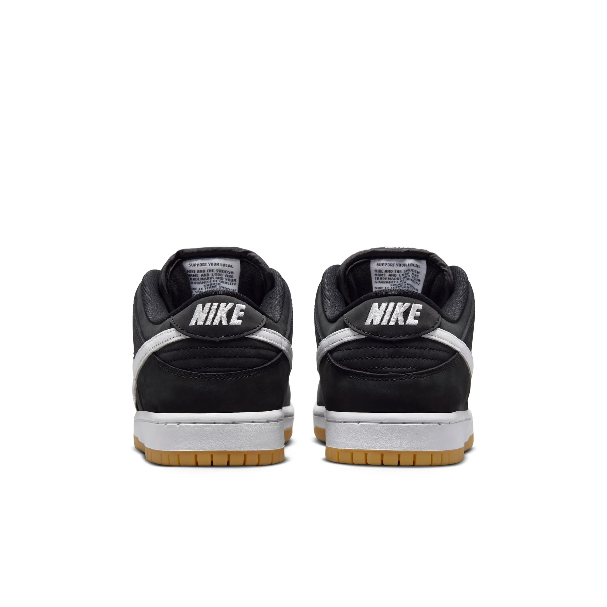 Nike Dunk Low Pro ISO Black White Gum Light Brown