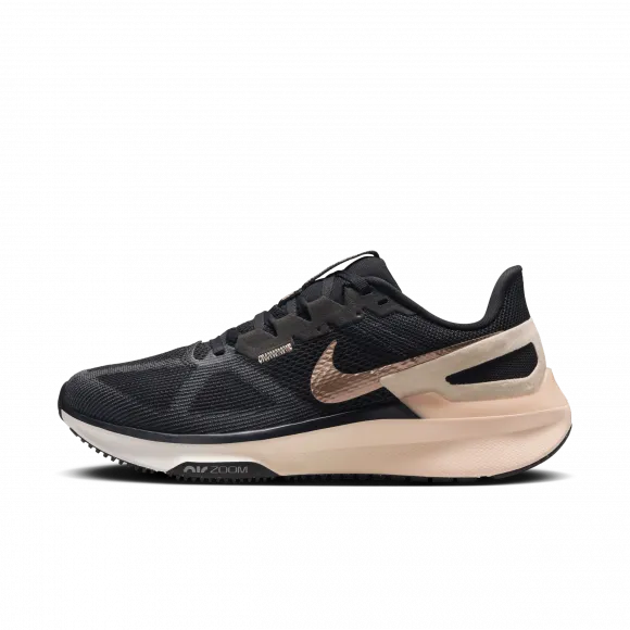 Nike Structure 25 Women's Road Running Shoes Black Recycled Content Minimum