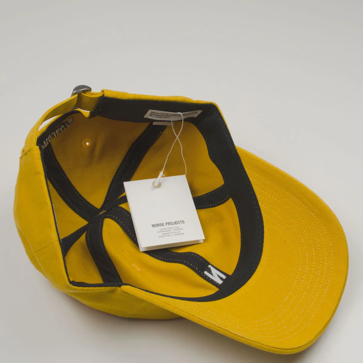 Norse Projects Chrome Yellow Twill Sports Cap