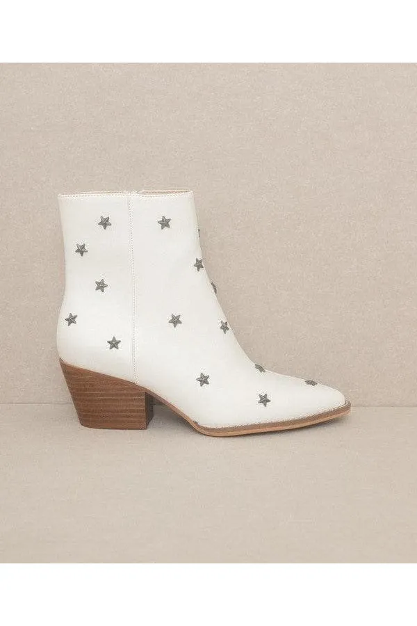 OASIS SOCIETY Ivanna - Western Boots with Star Studded Design