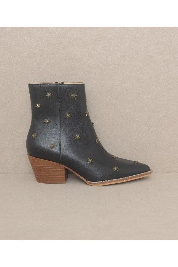 OASIS SOCIETY Ivanna - Western Boots with Star Studded Design