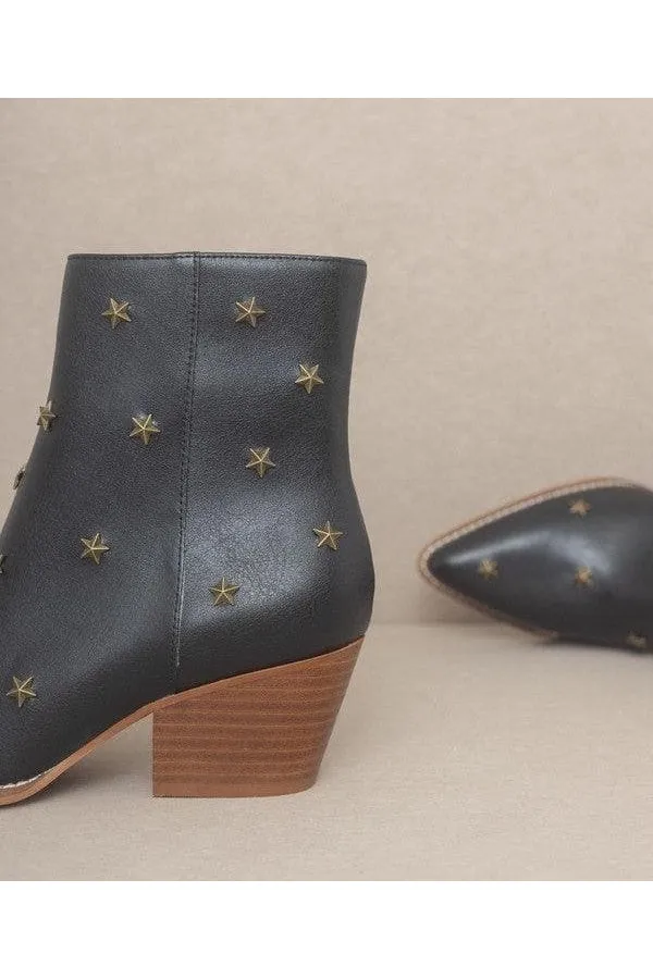 OASIS SOCIETY Ivanna - Western Boots with Star Studded Design