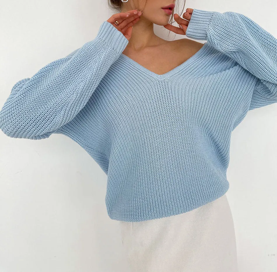 Shoulder Exposed Knit Top