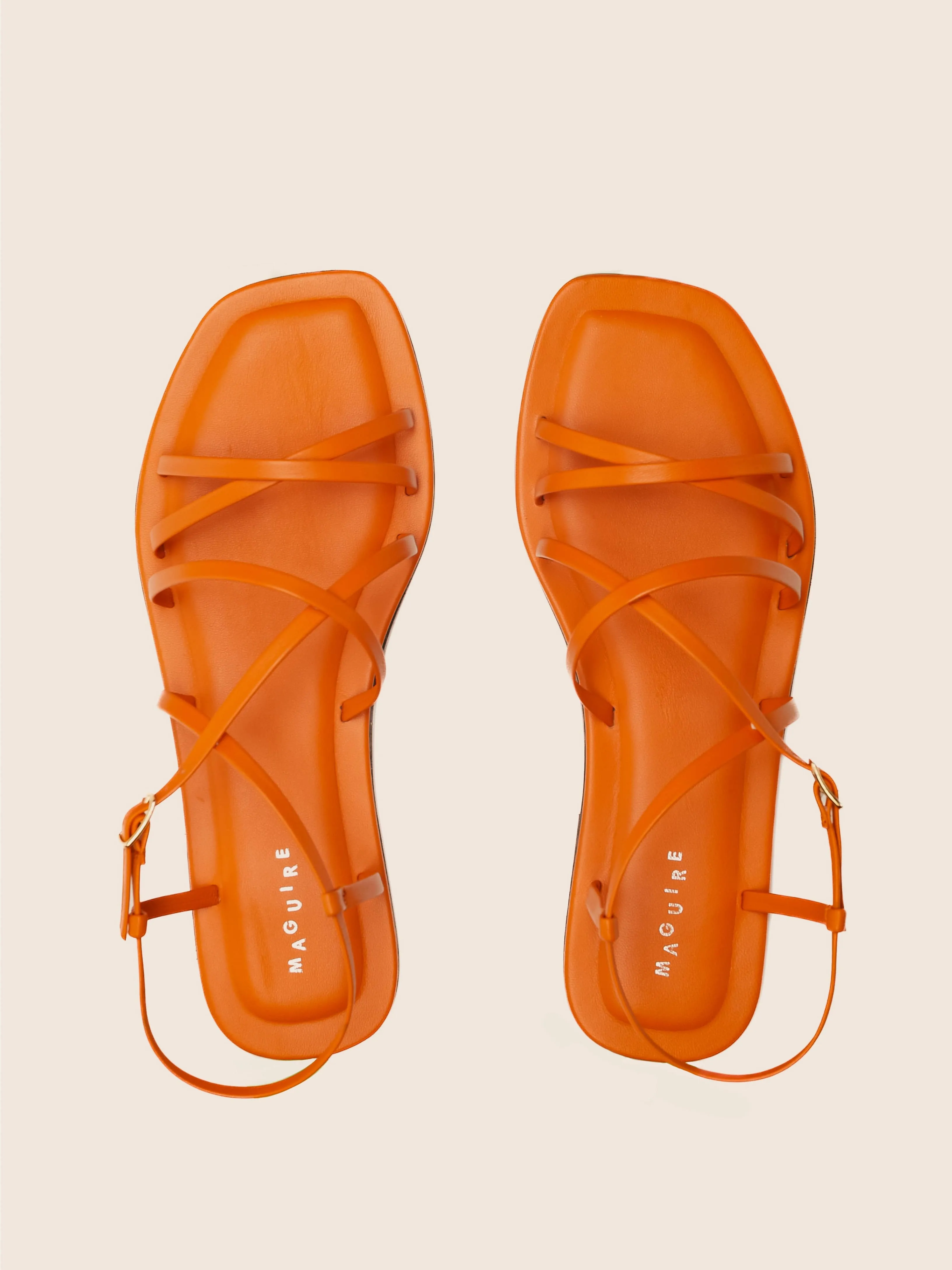 Orange Women's Sandals by Minori.