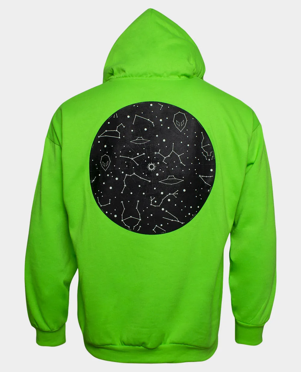 Oversized Green Hoodie for Stargazing