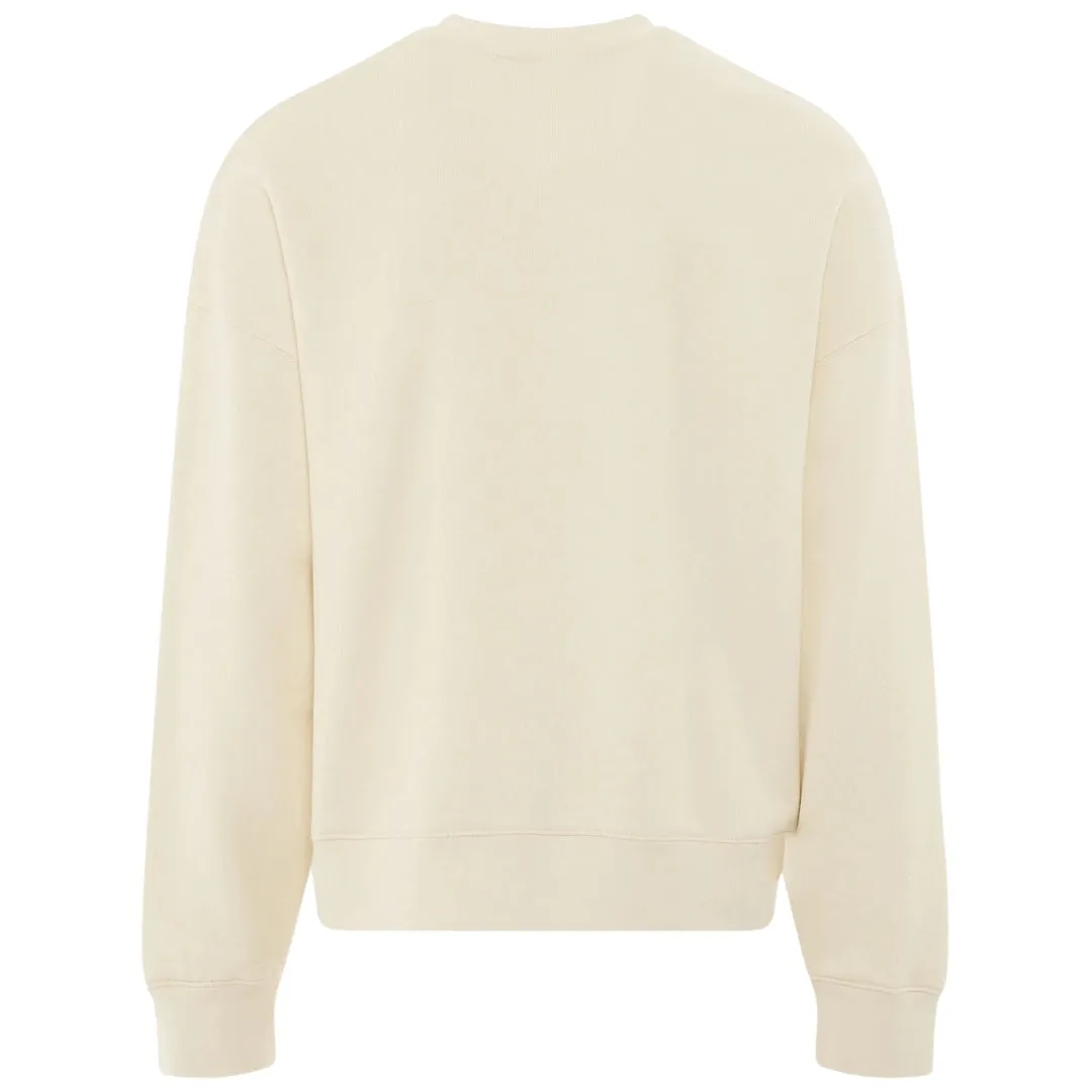 Palm Angels Cream Jumper for Men PMBA026C99FLE0040409