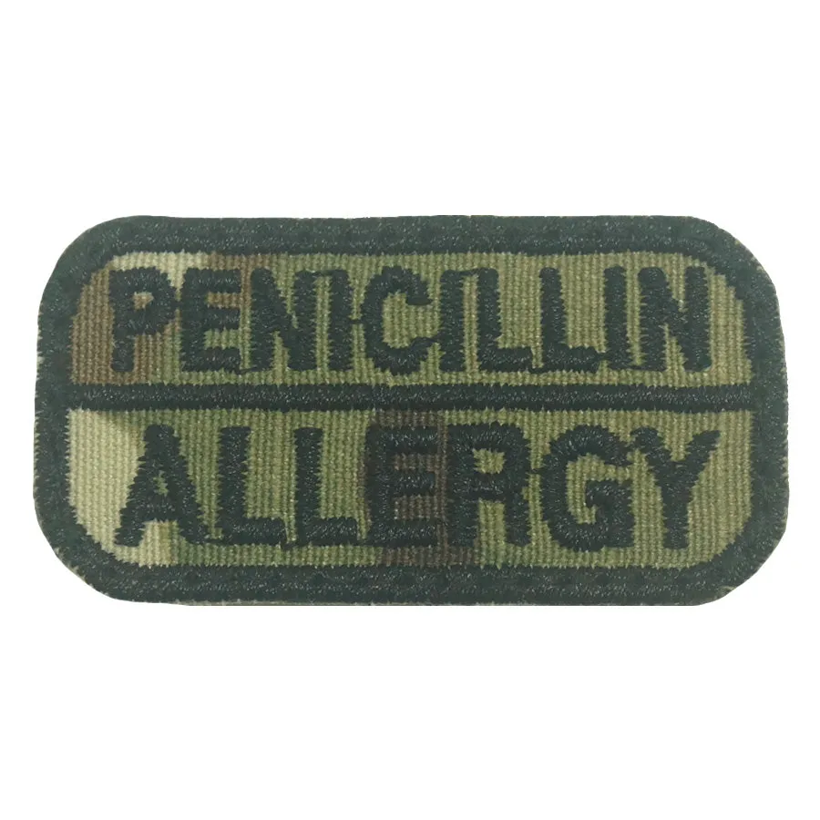 Patch for Penicillin Allergy in Multicam Pattern