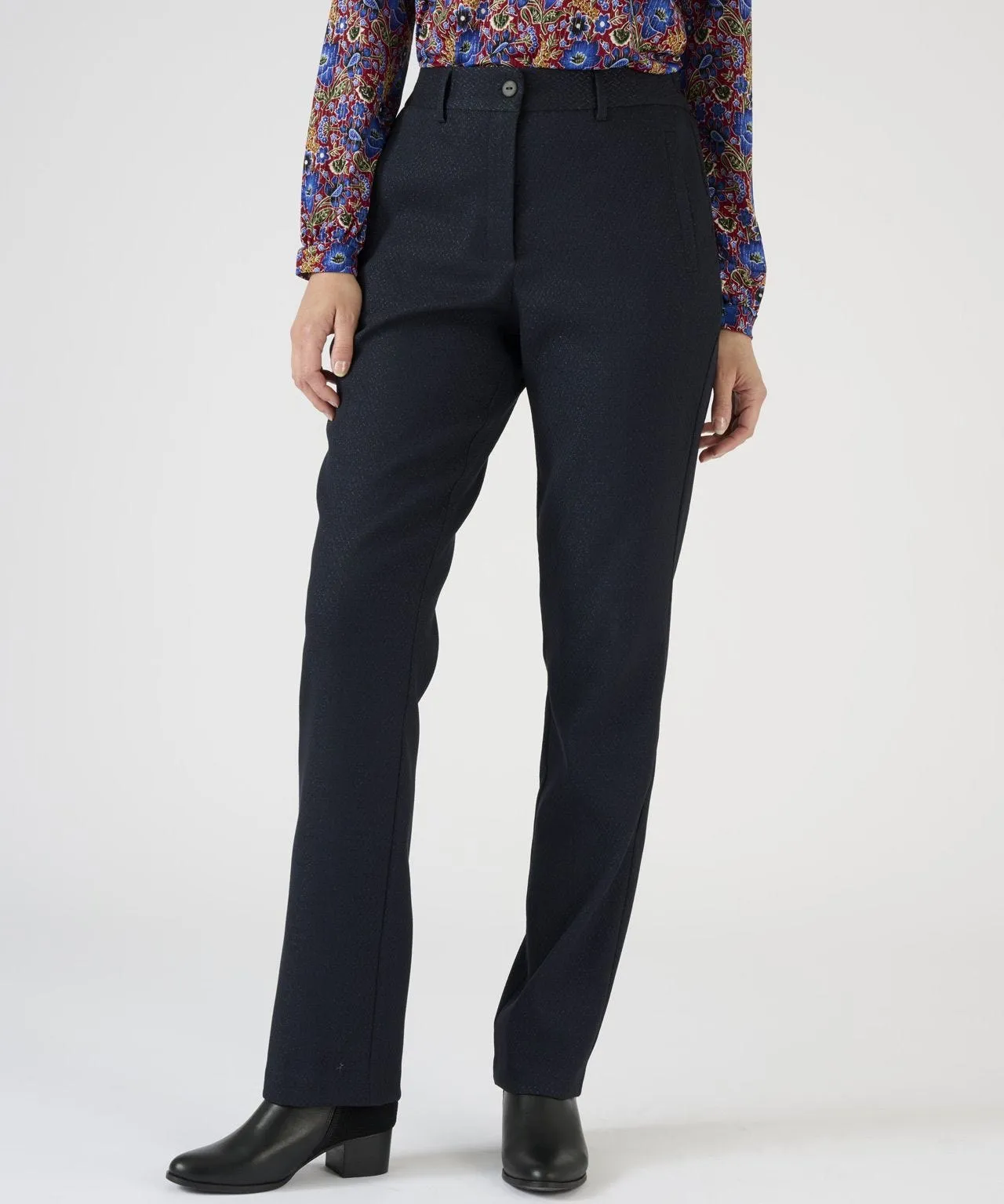 Patterned Dress Pants